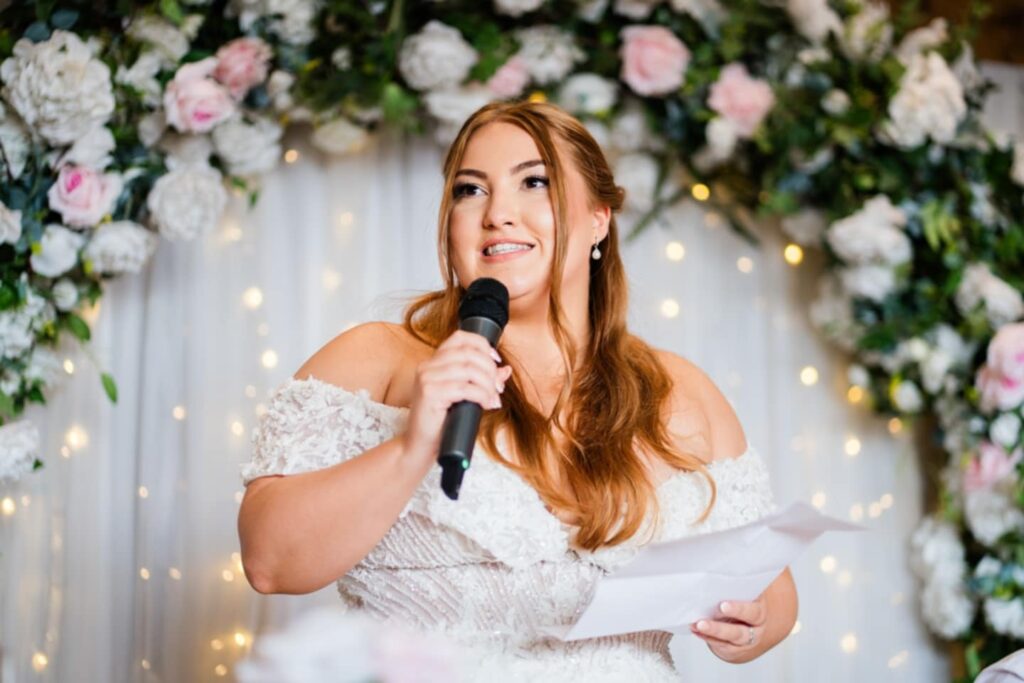 wedding breakfast host