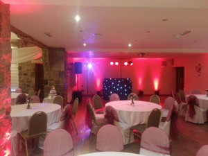 Set up in the main room