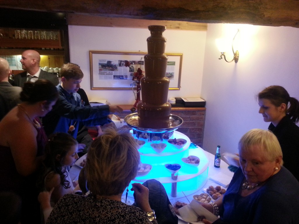 large chocolate fountain hire preston