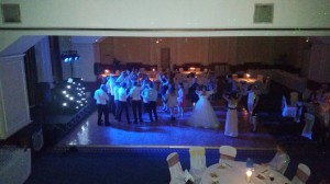 Mr & Mrs Hunt celebrating their wedding at the Imperial hotel