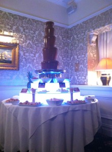 chocolate fountain hire preston