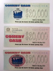 Personalised funny money for the casino
