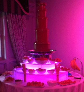 chocolate fountain hire preston