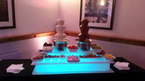 chocolate fountain hire chorley