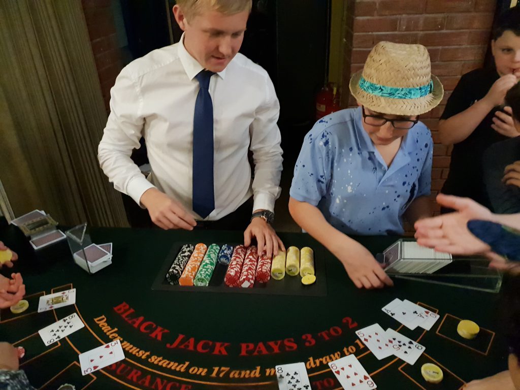 fun casino table hire