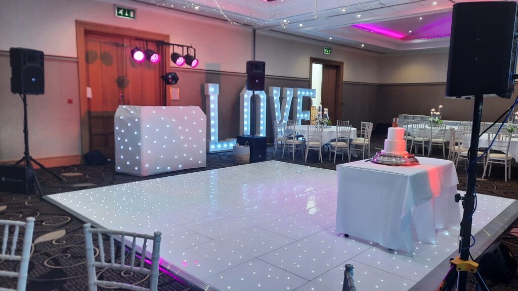 dance floor hire low wood bay