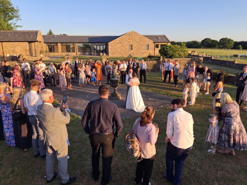 outside first dance