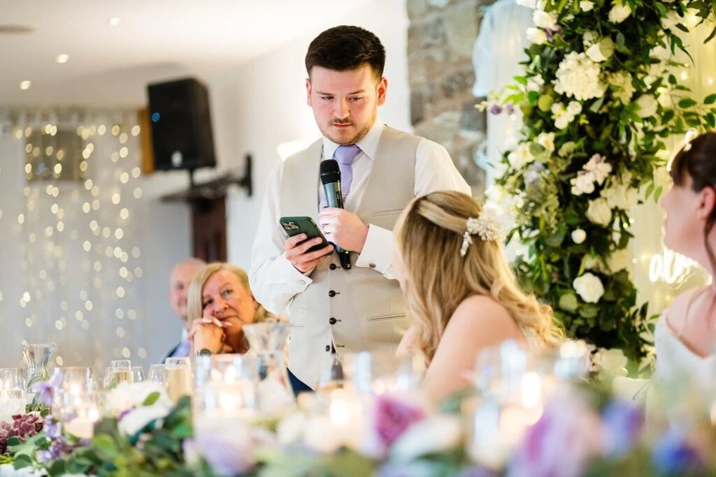hosting the speeches