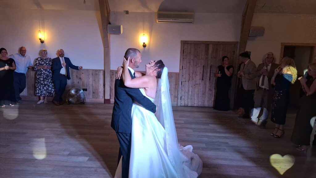 first dance vibes at the river barn