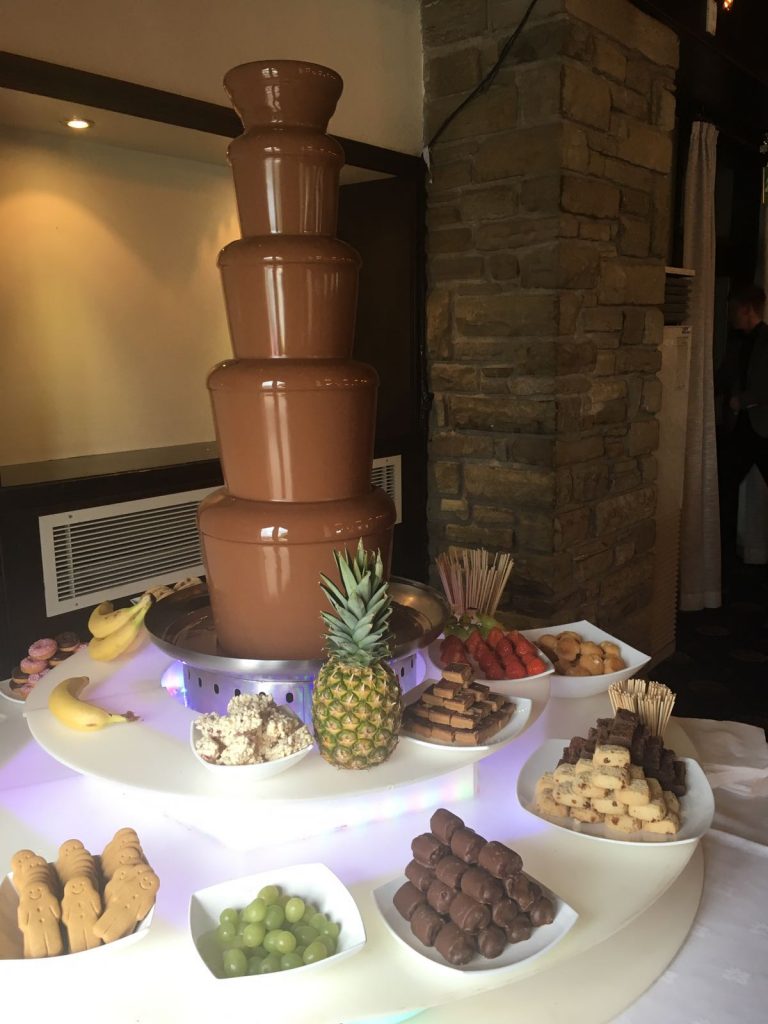large chocolate fountain hire