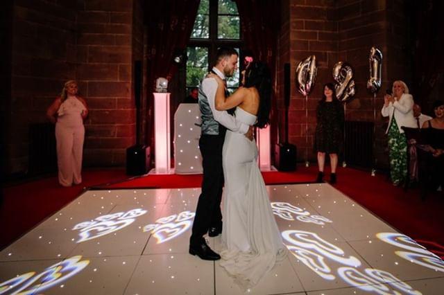 dance floor hire peckforton castle