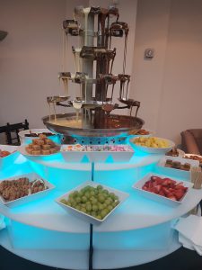 chocolate fountain hire double flowing