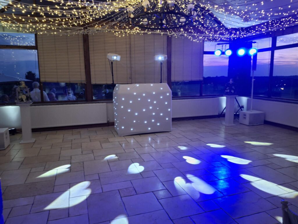 wedding dj set up lancashire