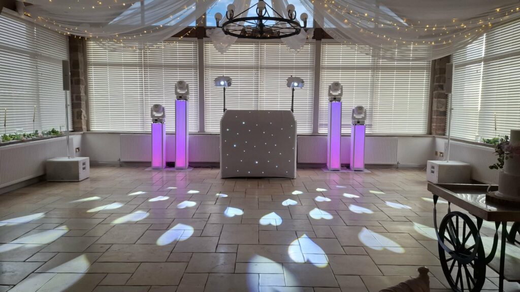 wedding dj set up preston