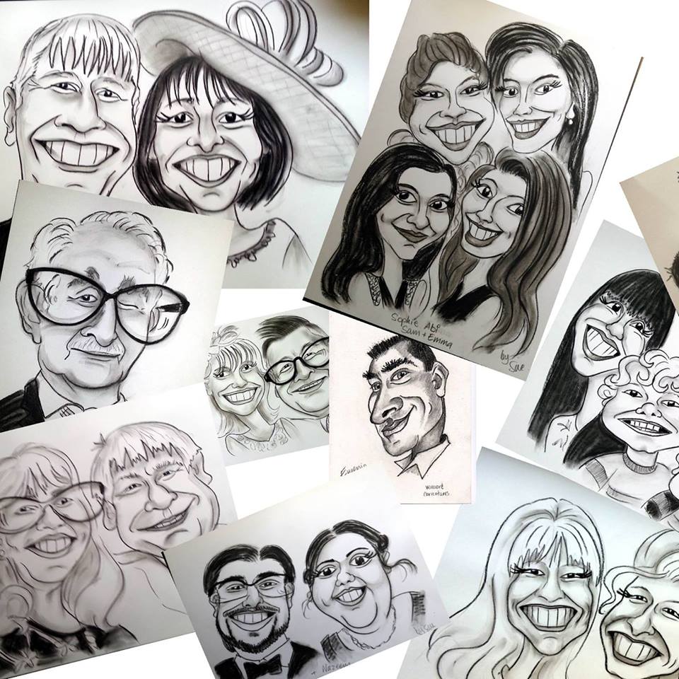 caricaturist hire north west